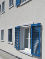 Die neuen Alu-Klappläden sind fertiggestellt und begeistern unsere Kunden