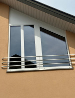 Holz-Aluminium-Schrägelement
