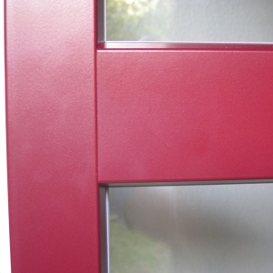 Detail- Aluminium-Vorsatzschale