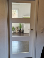 Innentüre mit Glaseinsätzen