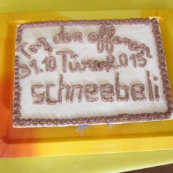 Gebacken von eines Mitarbeiters Frau
